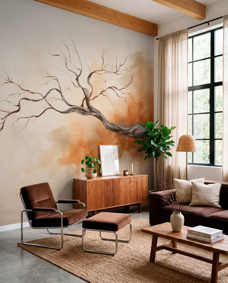 zidne murale Grana drveta w04449