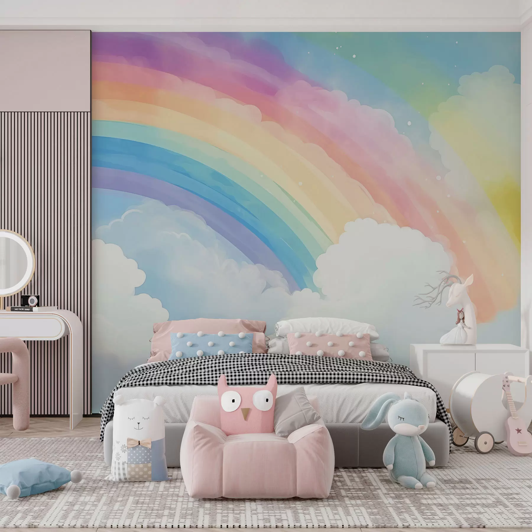 zidne murale Duga na nebu w04487