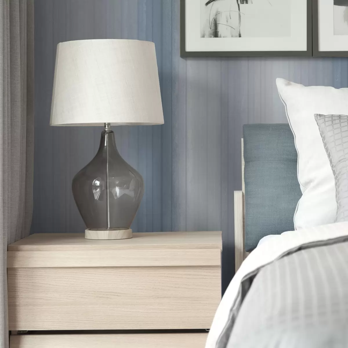 Pozadina Meke plavo-sive gradijentne pruge a00506