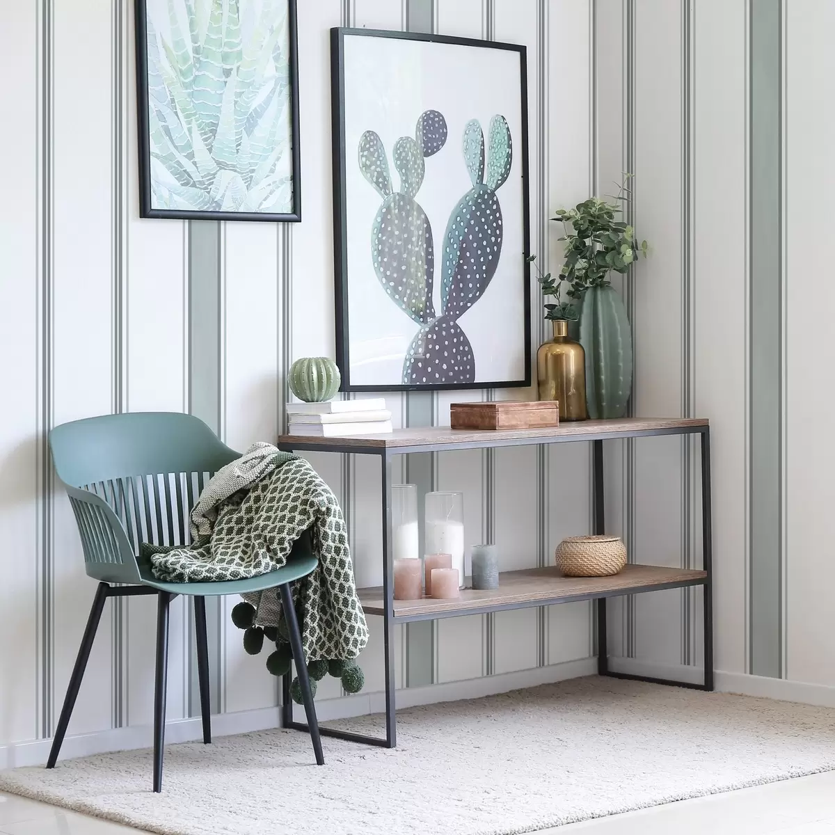 Pozadina Široke pruge u sivo-plavoj paleti a00516