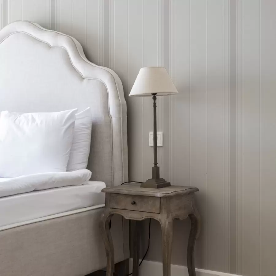 zidne murale Svijetlo bež pruge sa širokim akcentima a00518