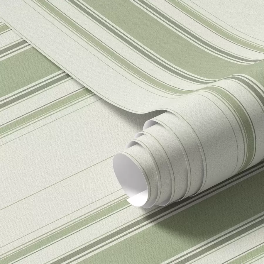 zidne murale Svijetla pozadina s tamnozelenim akcentnim prugama a00562