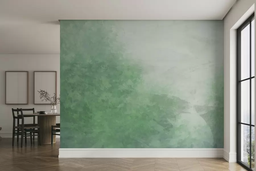 zidne murale  Imitacija lišća na betonskom zidu w04468v2