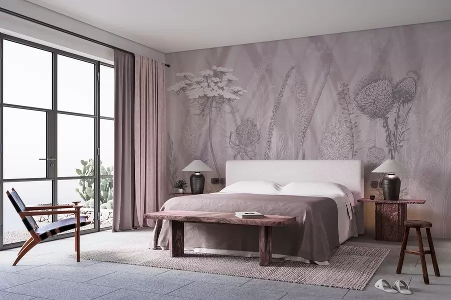 zidne murale Trave i herbarij w04473v2