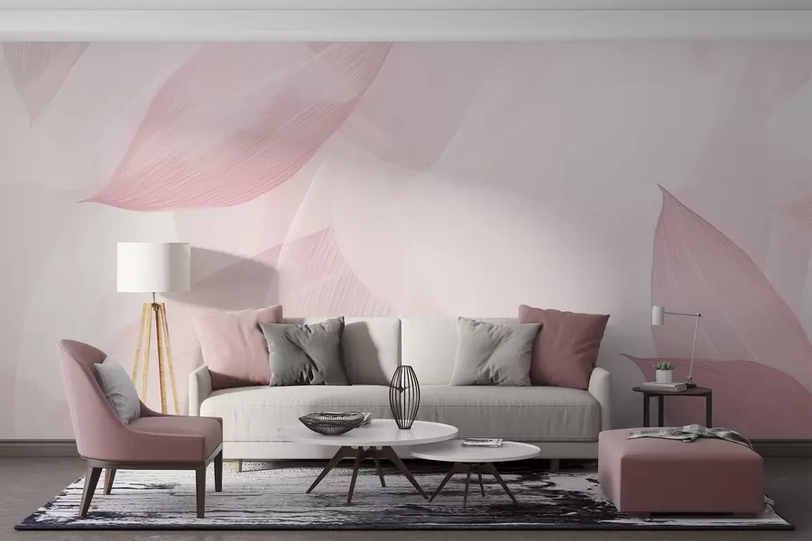 zidne murale Oštro lišće w04517