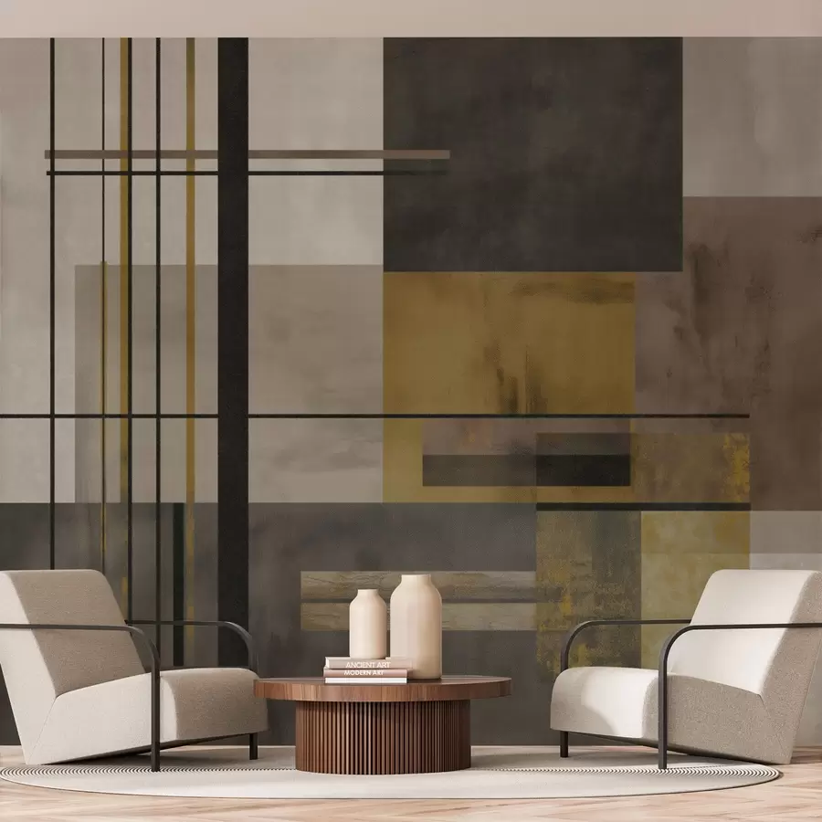 zidne murale apstraktna geometrija w04502