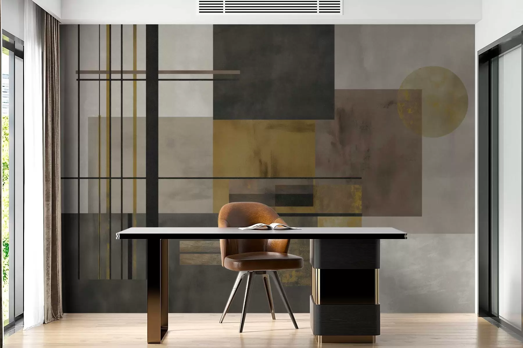 zidne murale apstraktna geometrija w04502