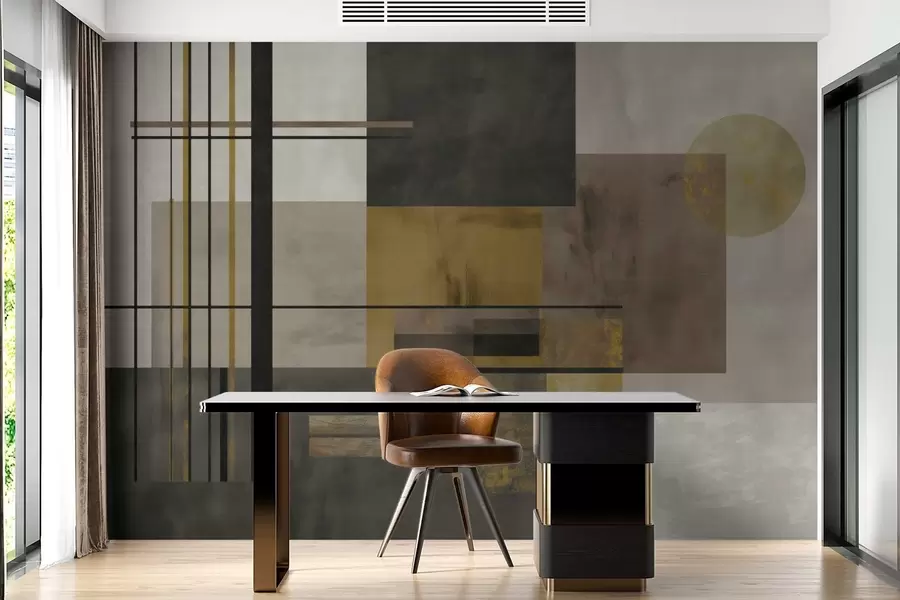 zidne murale apstraktna geometrija w04502