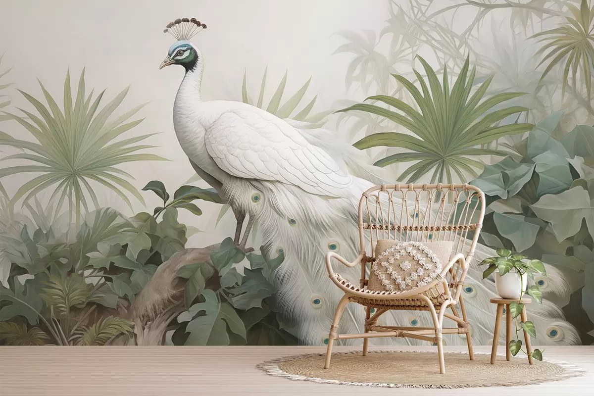 zidne murale Paun w04595