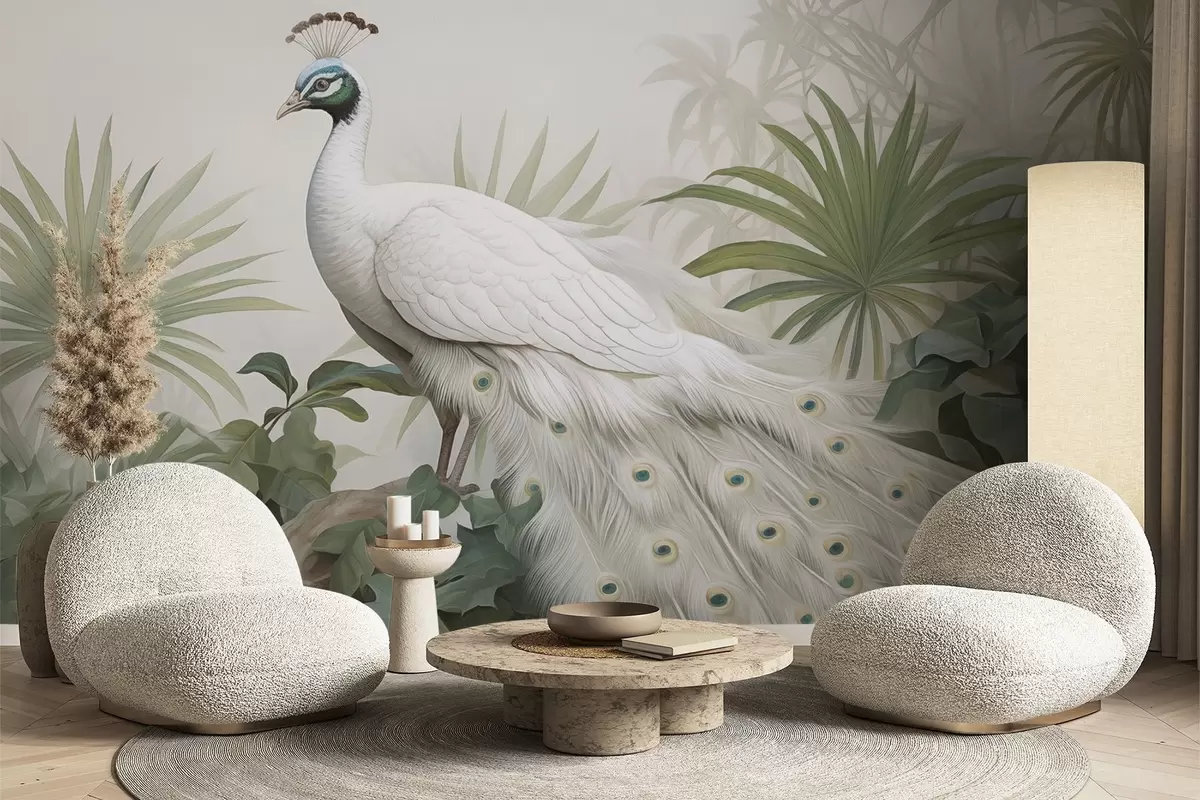 zidne murale Paun w04595