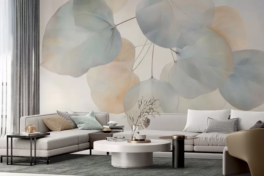 zidne murale Ogromno lišće w04599