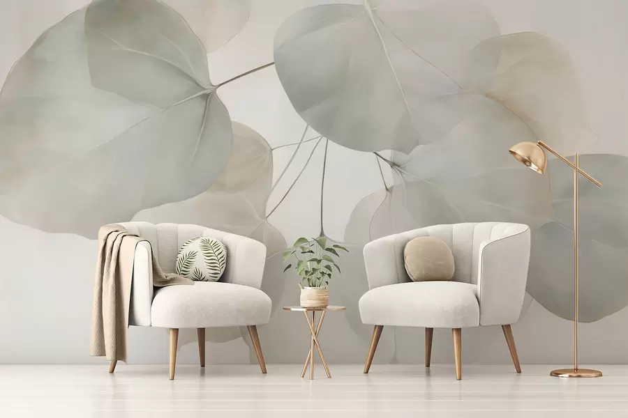 zidne murale Ogromno lišće w04599v1