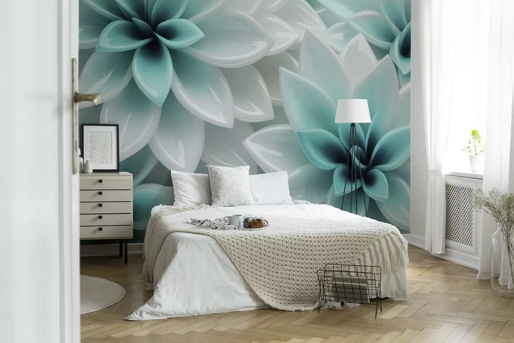 zidne murale Cvjetna simfonija w04571v2