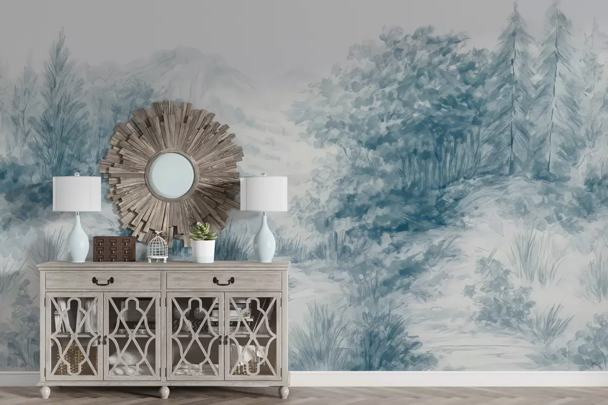 zidne murale Šarene konture w04572