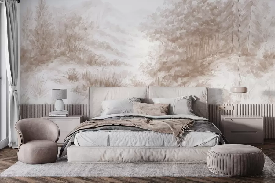 zidne murale Šarene konture w04572v1