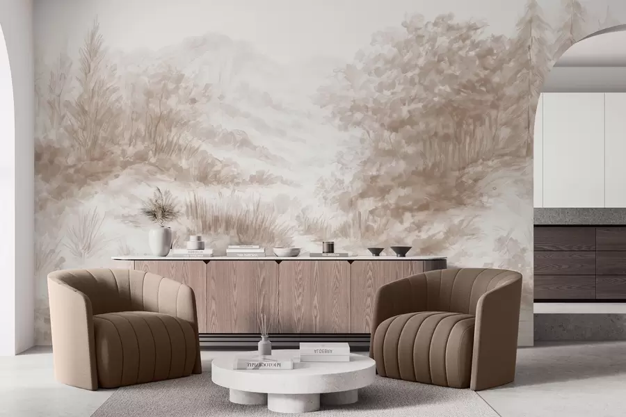 zidne murale Šarene konture w04572v1