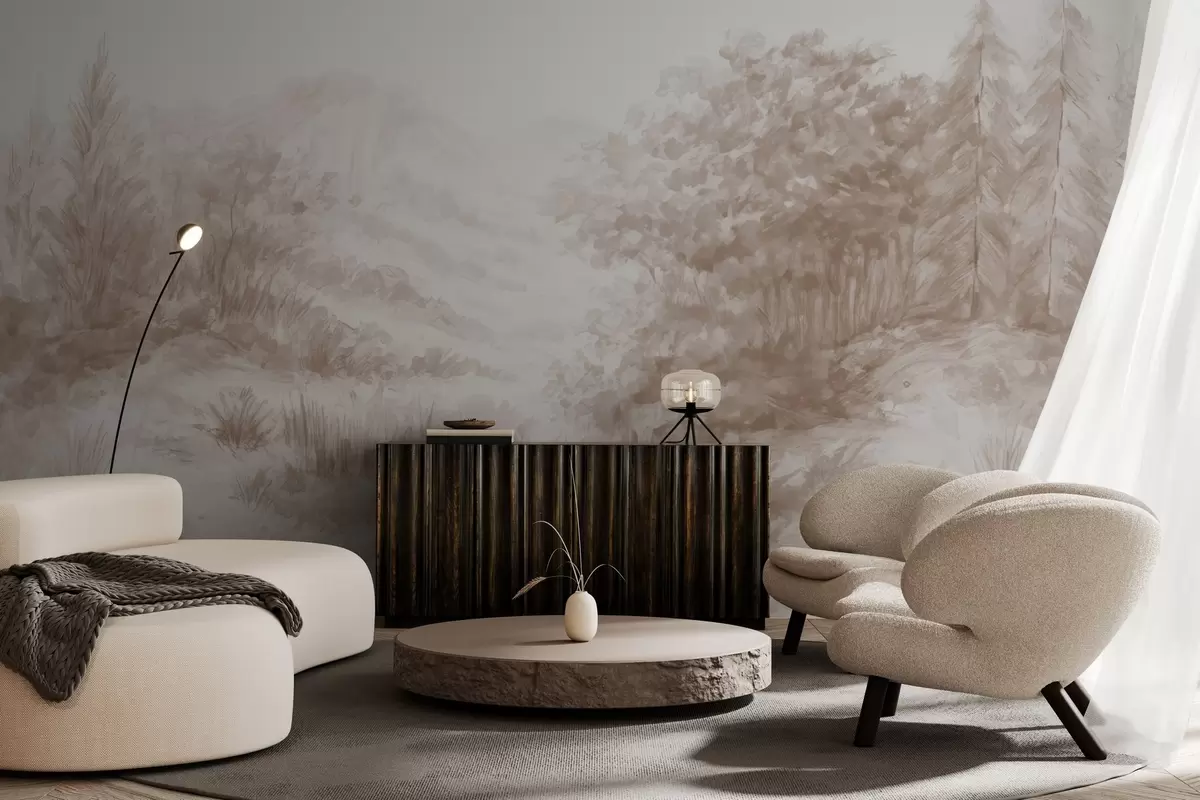 zidne murale Šarene konture w04572v1