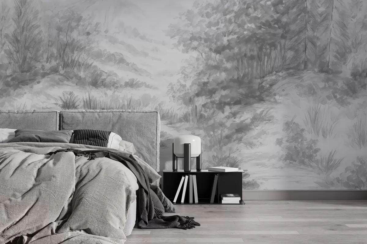 zidne murale Šarene konture w04572v2