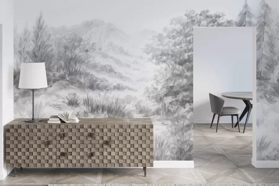 zidne murale Šarene konture w04572v2