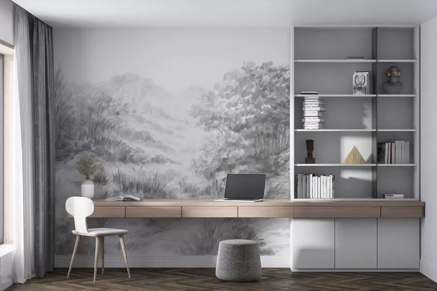 zidne murale Šarene konture w04572v2