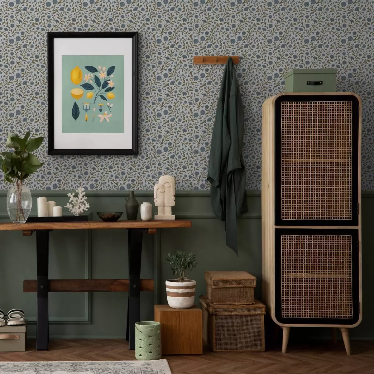 Pozadina Različki i izdanci na bijeloj pozadini a00588v1