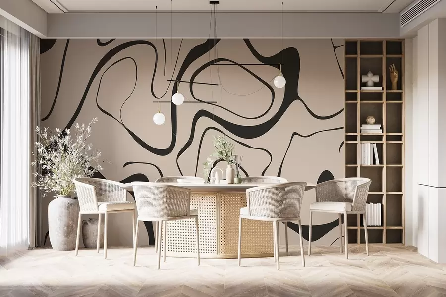 zidne murale Apstraktni uzorak w04649