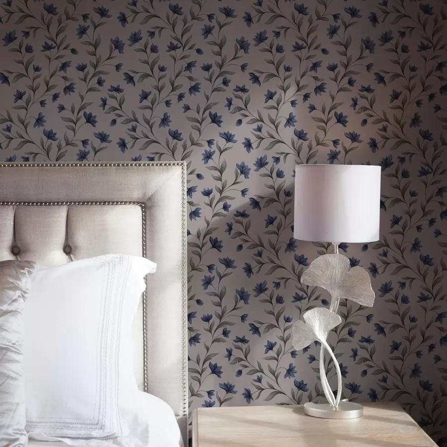 zidne murale Zvončići na puderasto ružičastoj pozadini a00622v2