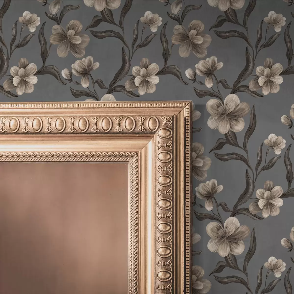 Pozadina Bež cvijeće na grafitno sivoj pozadini a00626v4