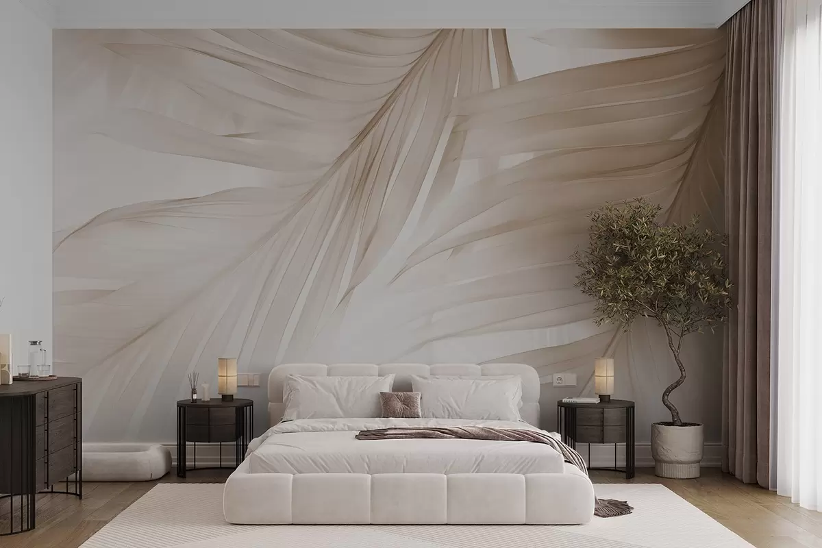 zidne murale Listovi paprati w04727