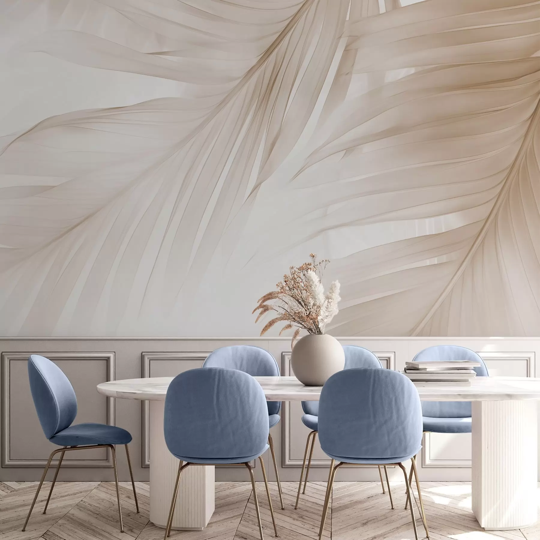 zidne murale Listovi paprati w04727