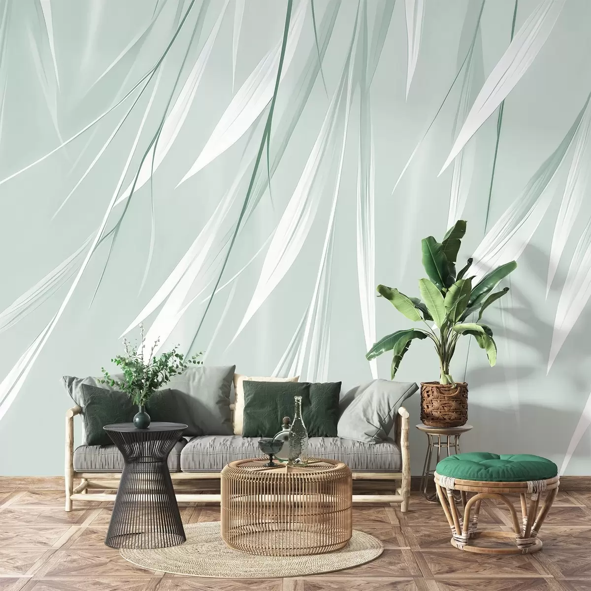 zidne murale Viseći tanki listovi w04703v1