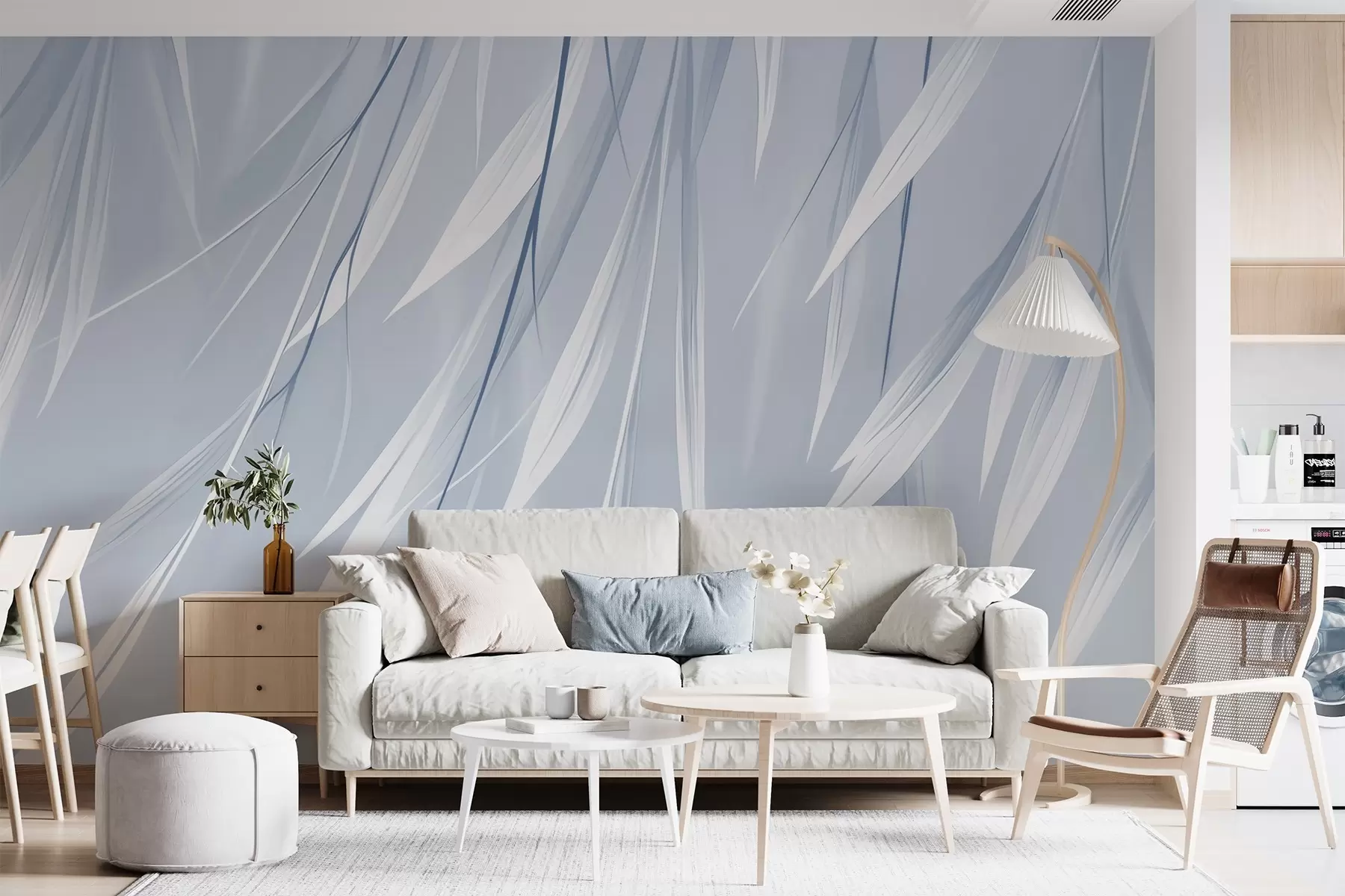 zidne murale Viseći tanki listovi w04703v2