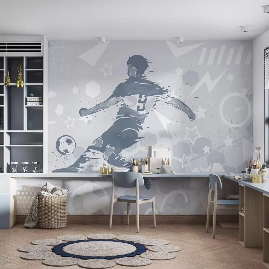 zidne murale Nogometaš, sport w04763v1