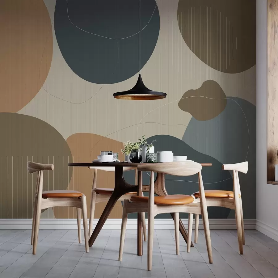 zidne murale Apstraktni krugovi w04759v1