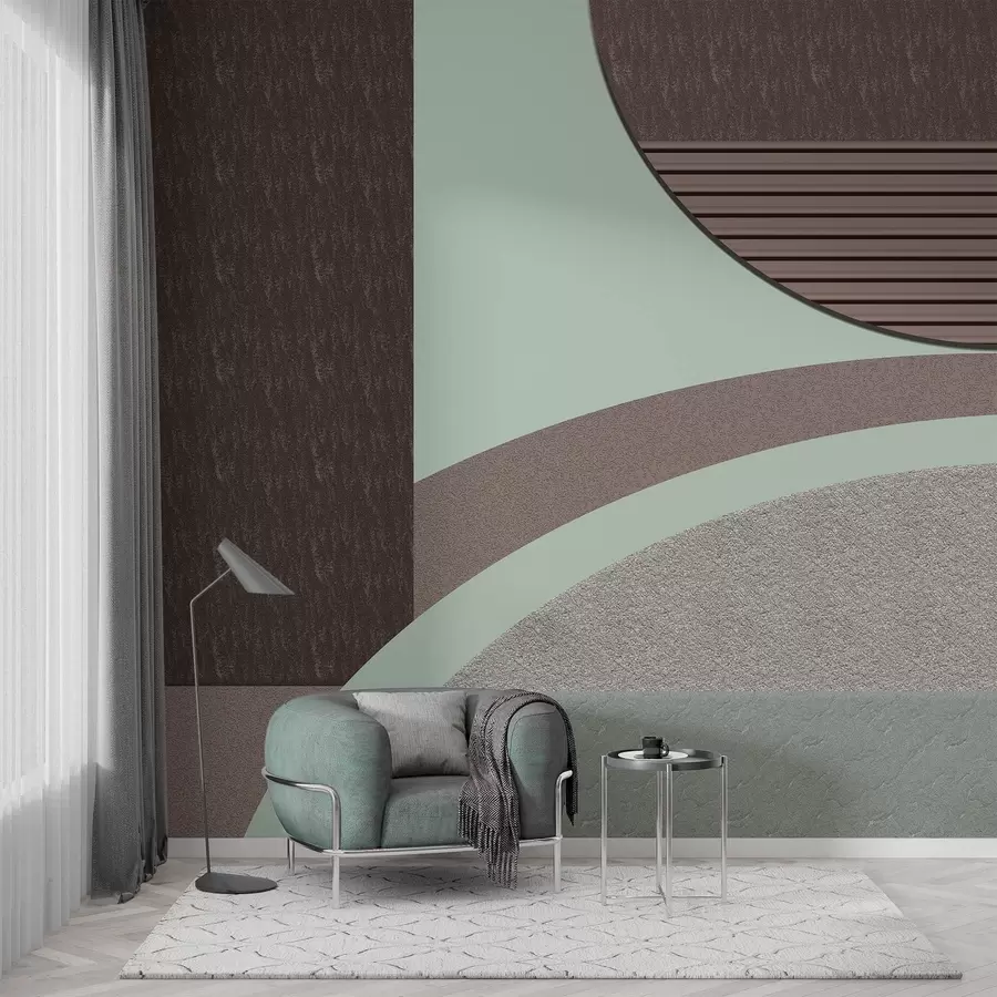 zidne murale apstraktna teksturirana geometrija  w04631