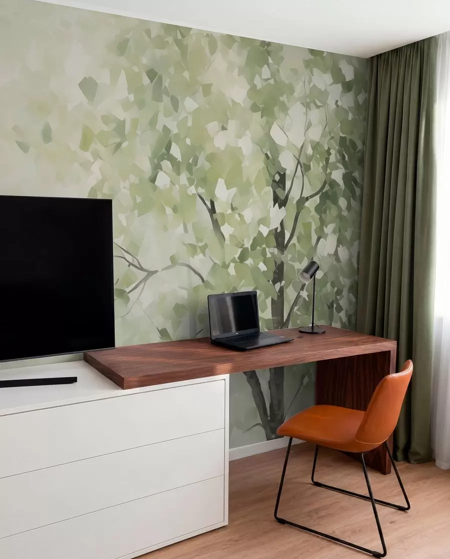zidne murale Apstraktno drveće imitacija slike w04781