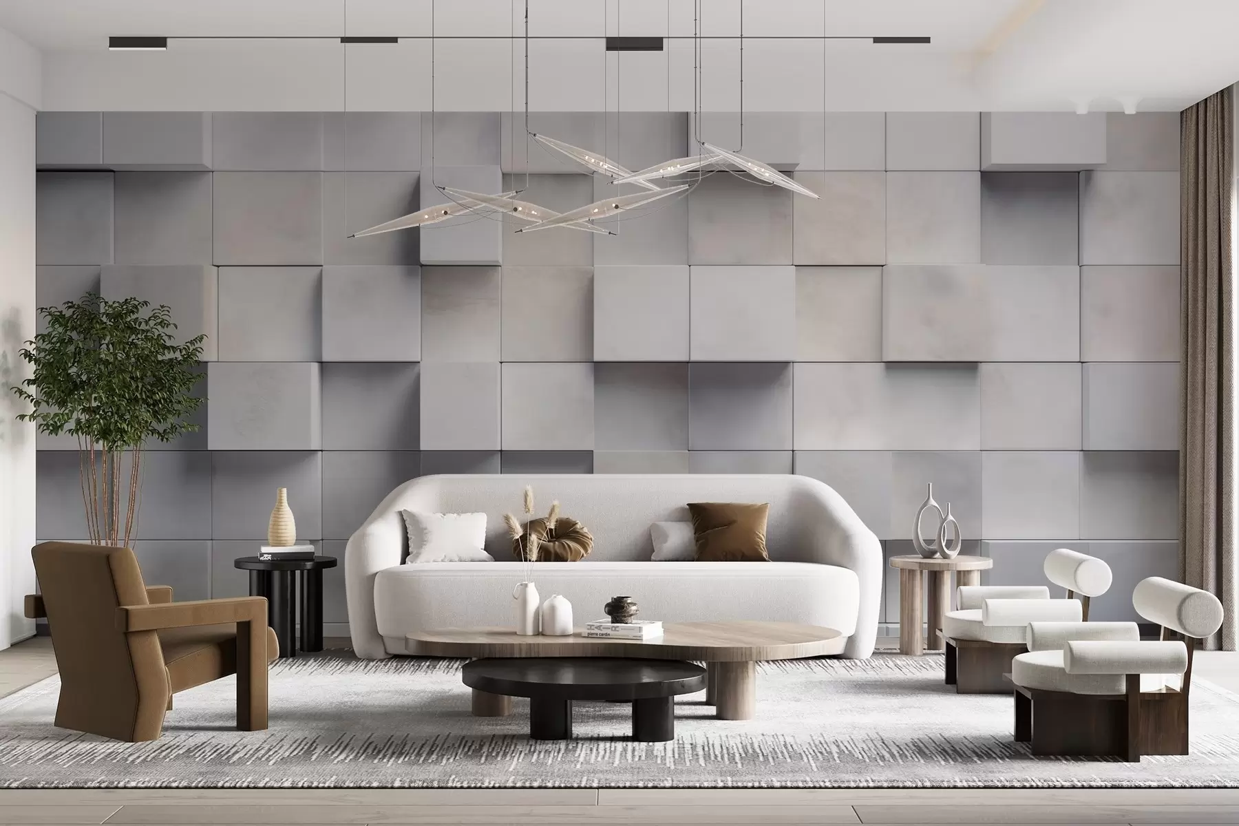 zidne murale Kvadratni blokovi w04806