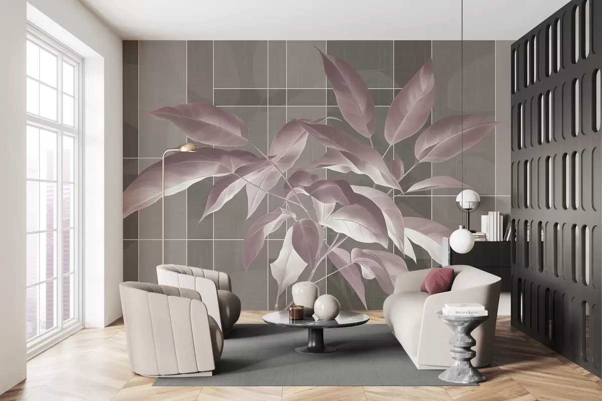 zidne murale Graciozna grana drveta w04840v2