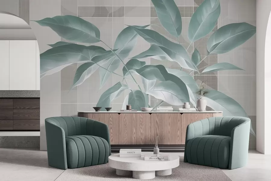 zidne murale Graciozna grana drveta w04840v3