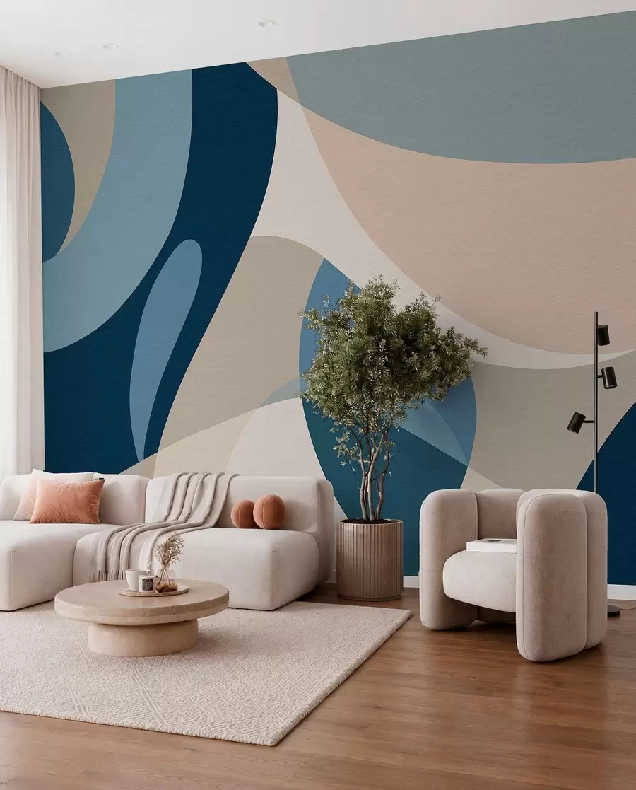 zidne murale Geometrijska apstrakcija w04843