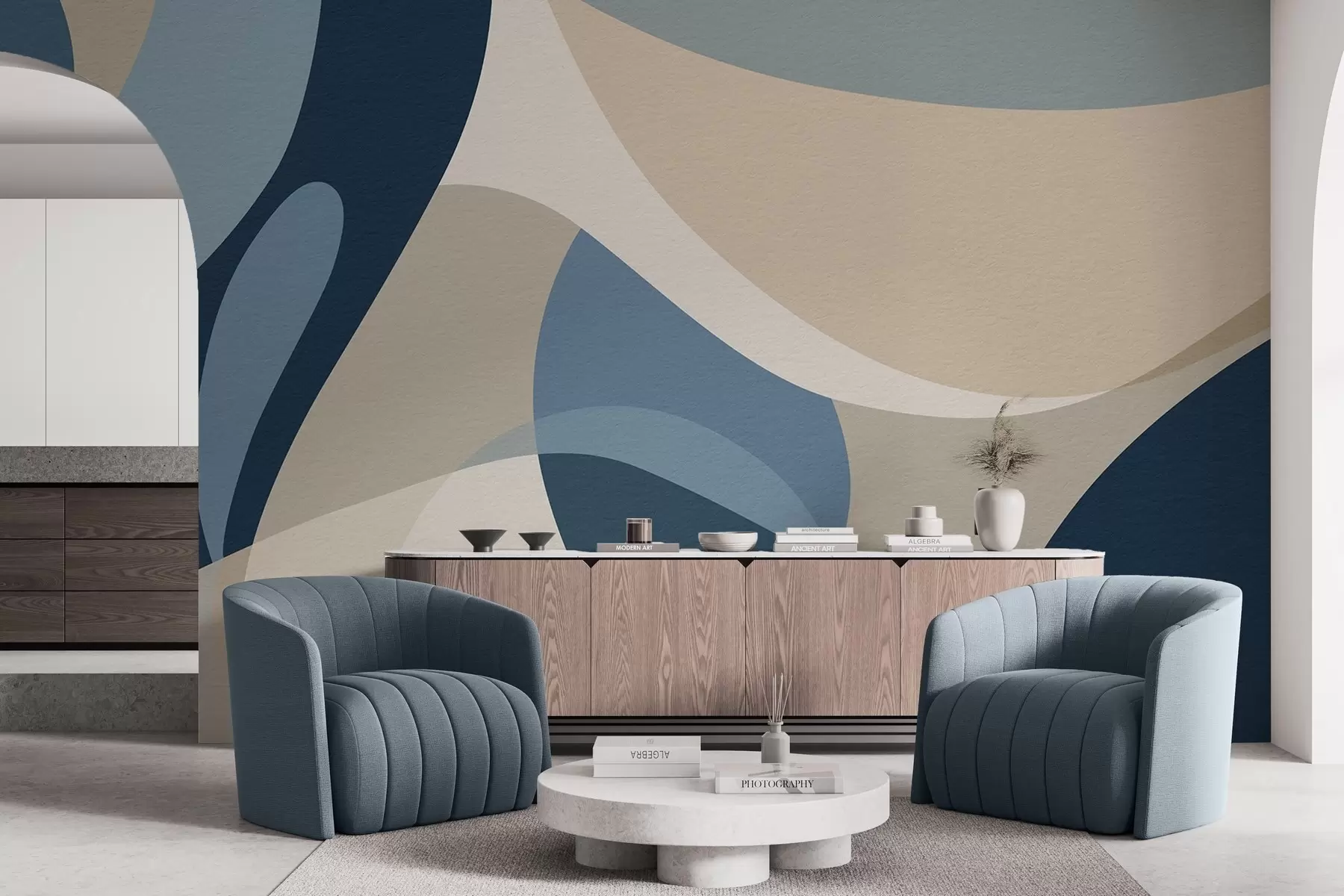 zidne murale Geometrijska apstrakcija w04843