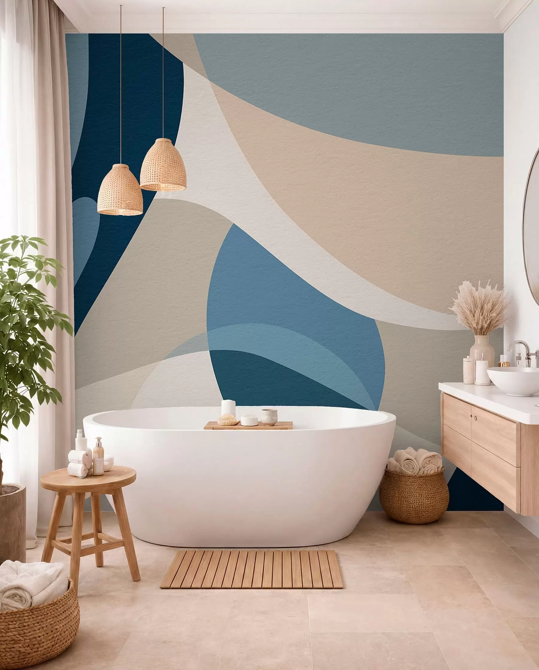zidne murale Geometrijska apstrakcija w04843