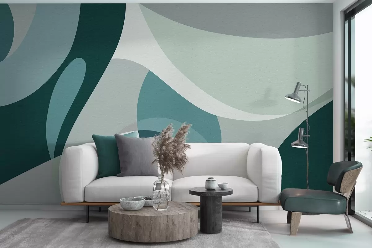 zidne murale Geometrijska apstrakcija w04843v2