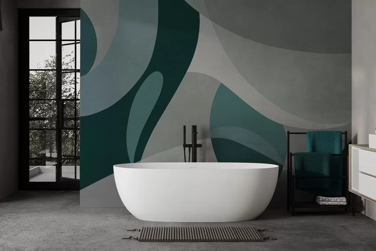 zidne murale Geometrijska apstrakcija w04843v2