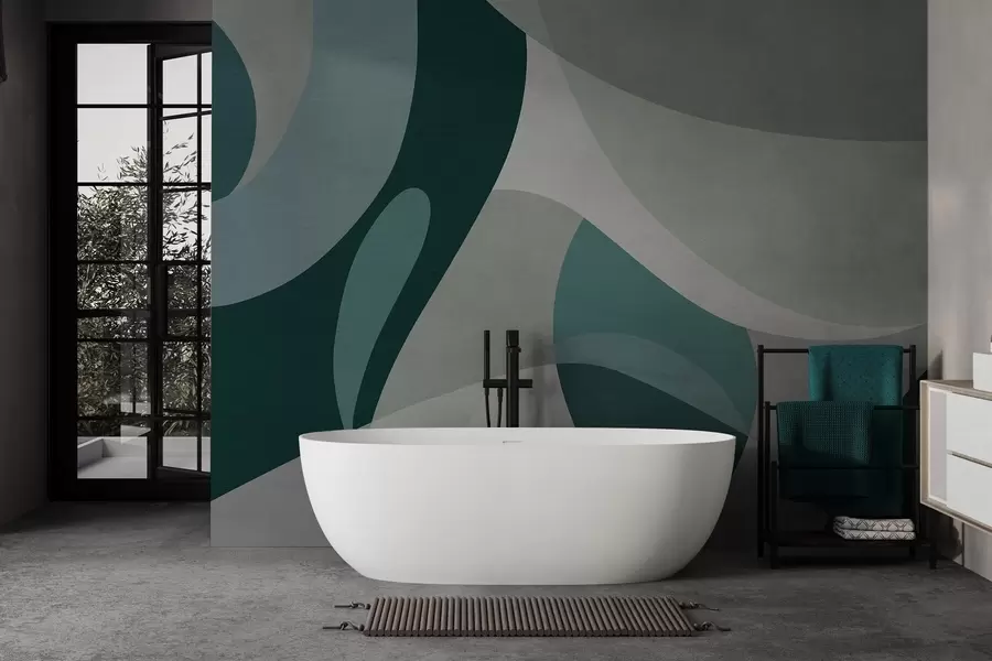 zidne murale Geometrijska apstrakcija w04843v2