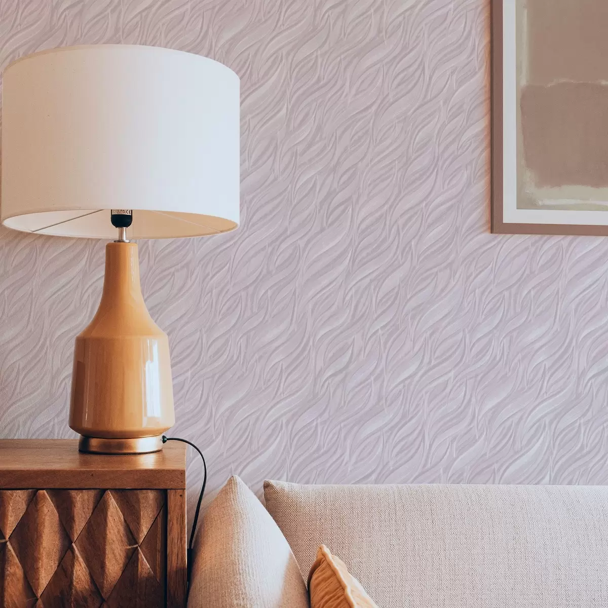 Pozadina Teksturirani valovi kista, puderasto ružičasti a00688v1