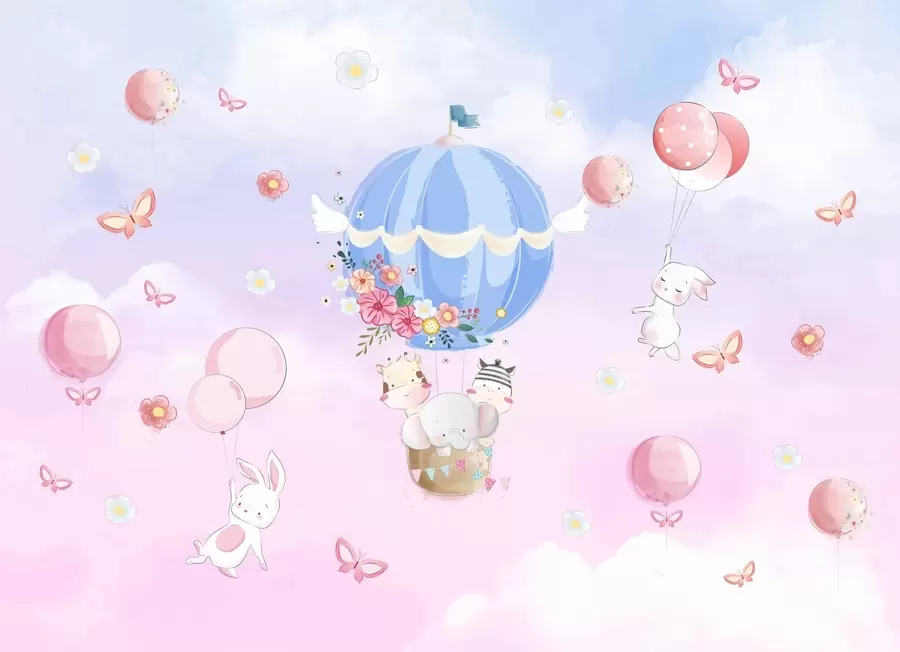 zidne murale Životinje iz bajke w04761