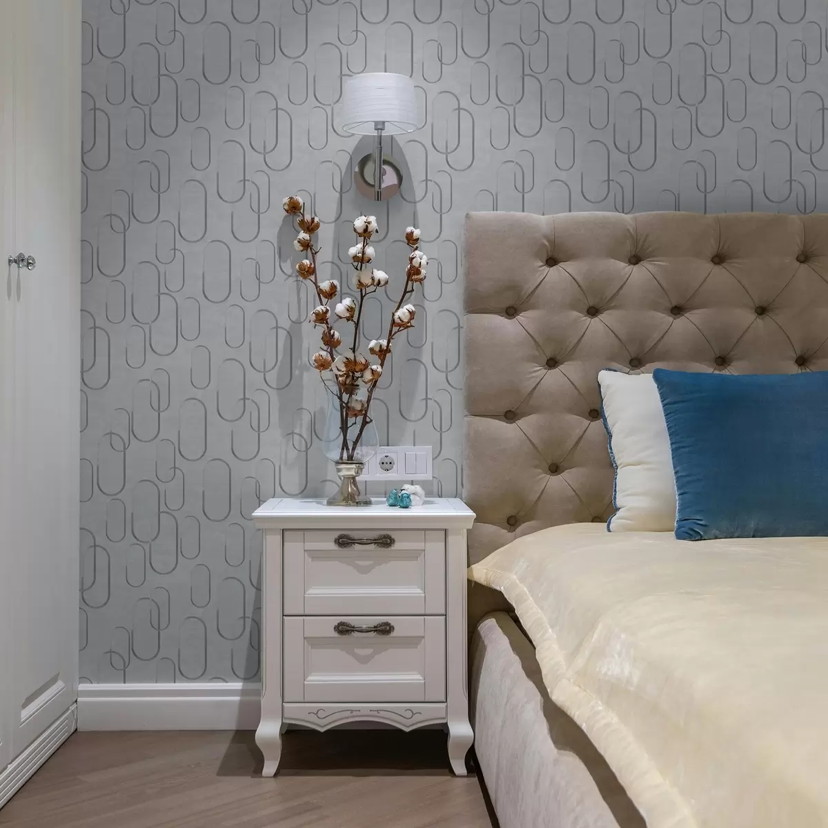 Pozadina Svijetla pozadina s izduženim ovalima, sivi obrisi a00921