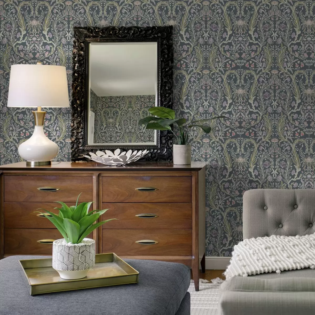 Pozadina Isti ukras na hladnoj sivo-plavoj pozadini a00928v1