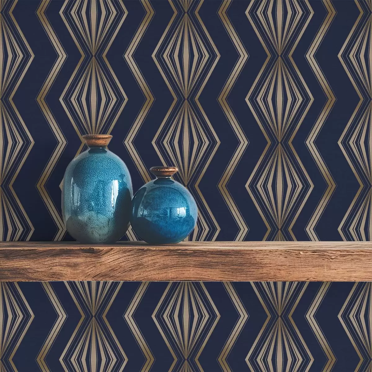 Pozadina Geometrijski uzorak tamnoplavog dijamanta a00973